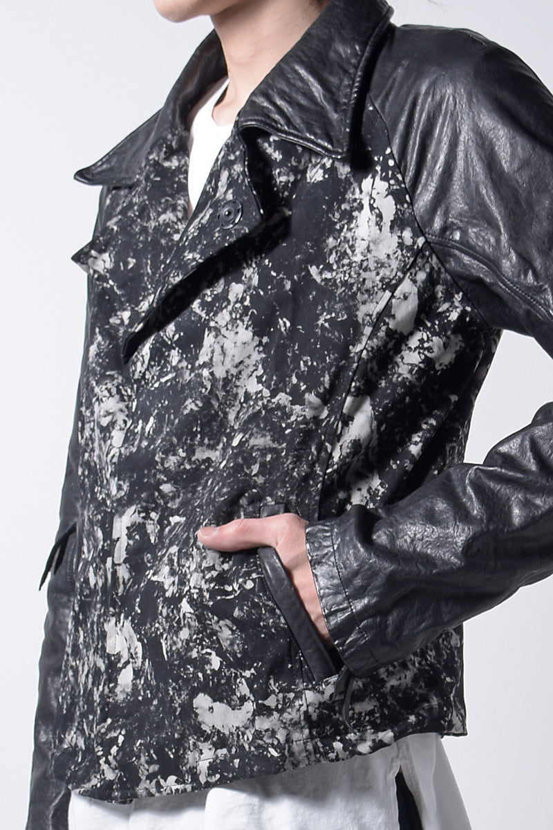 2202-JK06 Flake Discharged Jacket