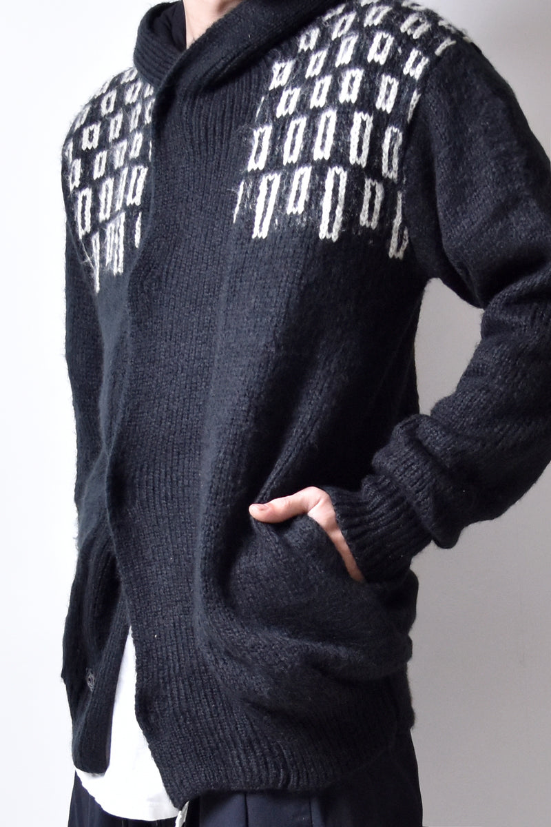 1902-KT04 Monolith Mohair Hooded JKT