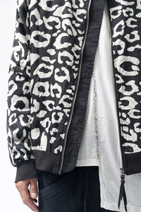 1902-JK05 Leather Combi Dolman JKT / LP Black