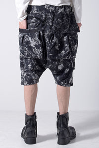 2202-PT06B Flake Discharged Cargo Shorts