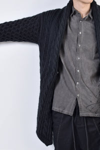 2002-KT02 Cable Combi Mohair CD Black