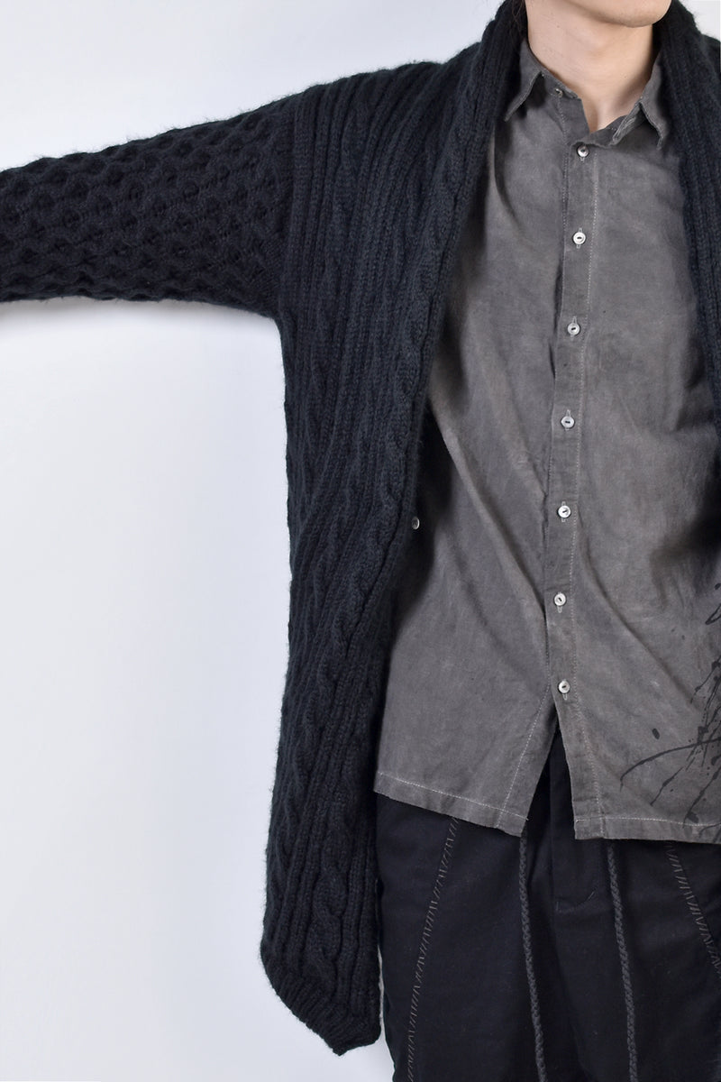 2002-KT02 Cable Combi Mohair CD Black