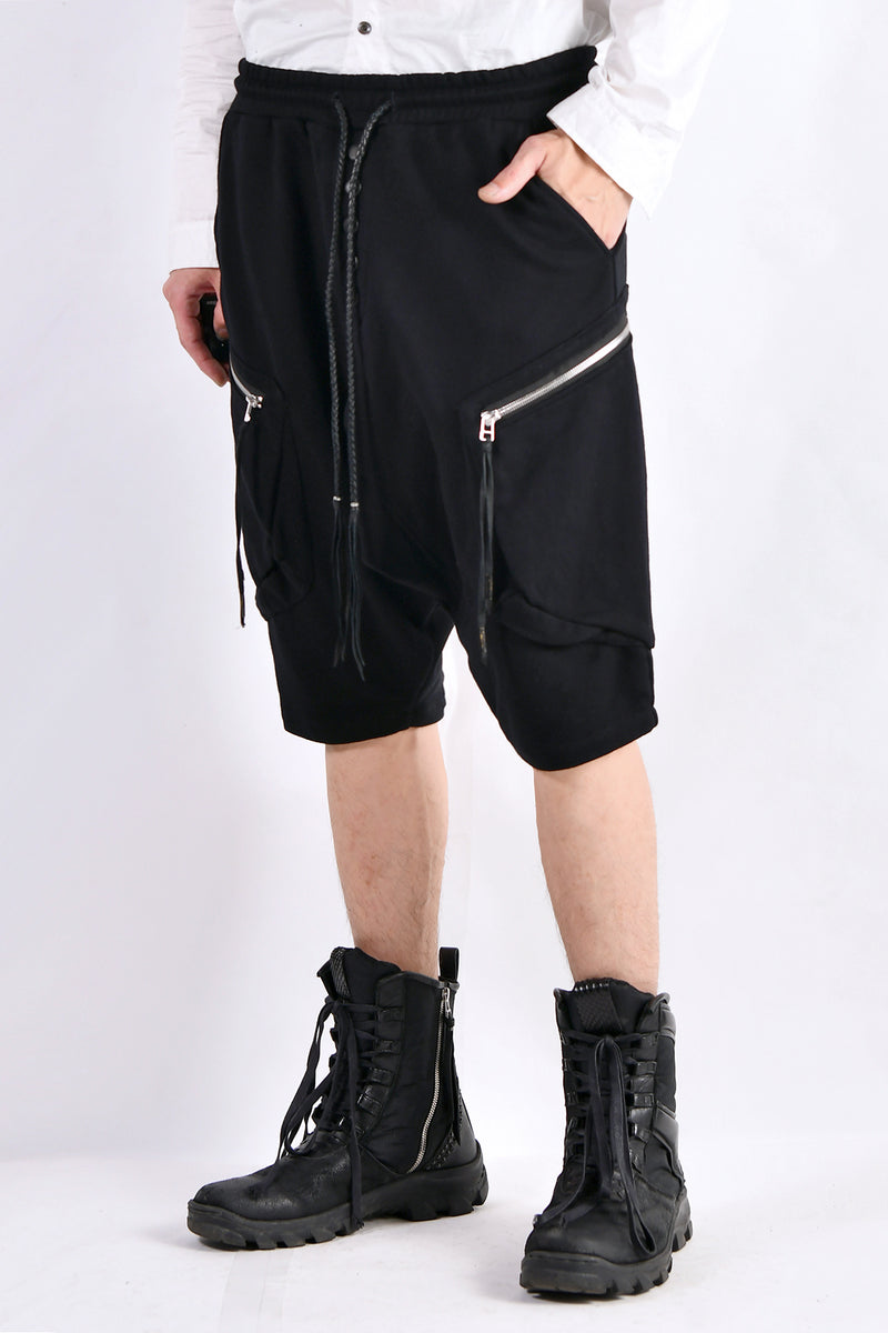 2102-PT04 Fleece Double Pocket Shorts