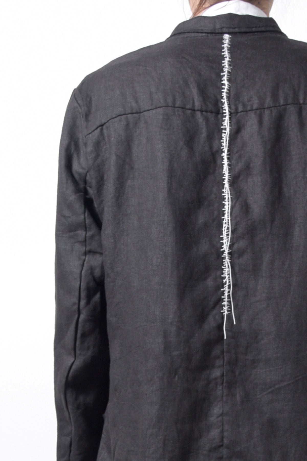 2201-JK02A Side Slit Tailored Coat Black