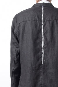 2201-JK02A Side Slit Tailored Coat Black