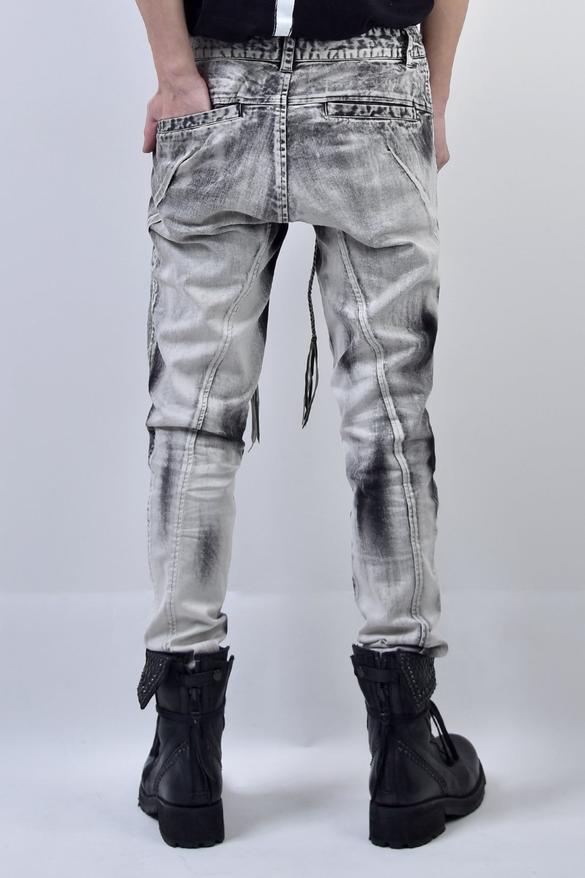 2101-PT01C Discharged Stretch Twill Pants 02