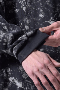 2202-TP05 Flake Discharged Dolman Top