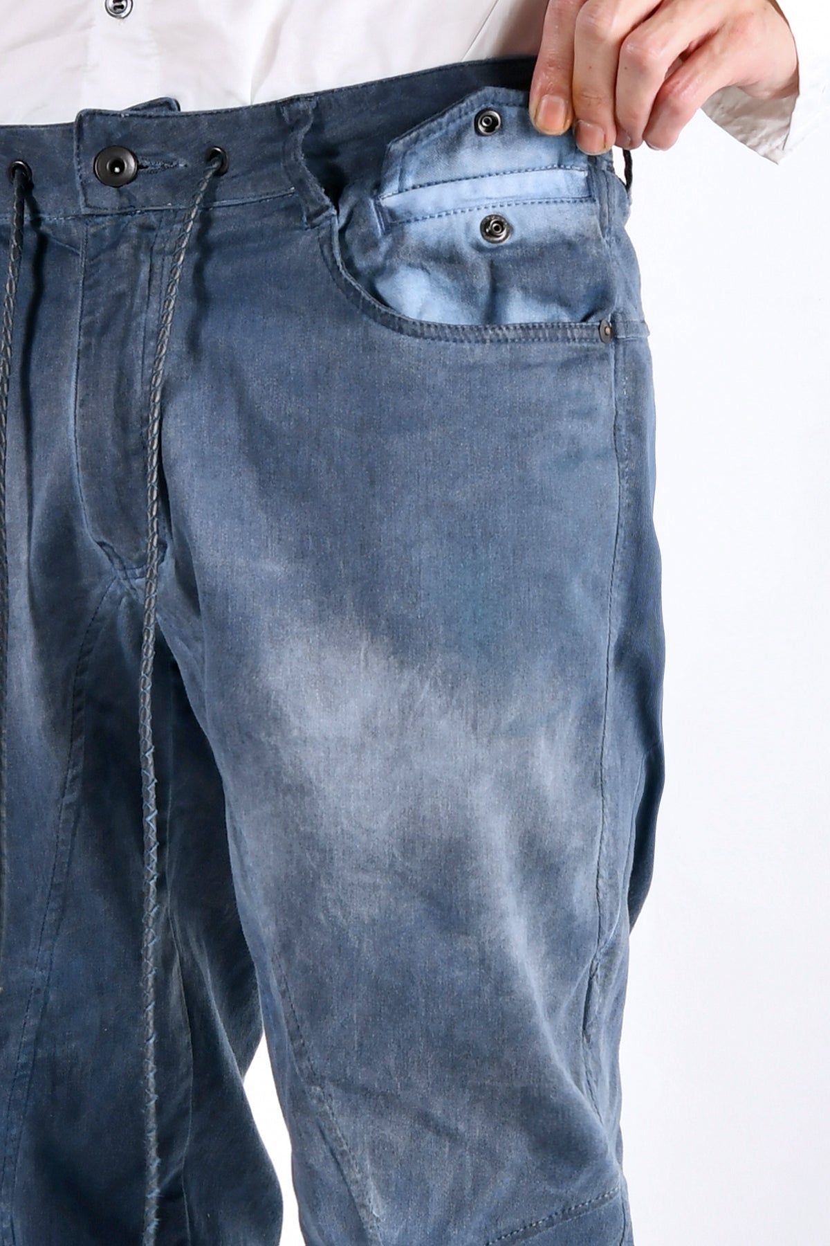 2102-PT01A Stretch Twill Pants 03 Navy