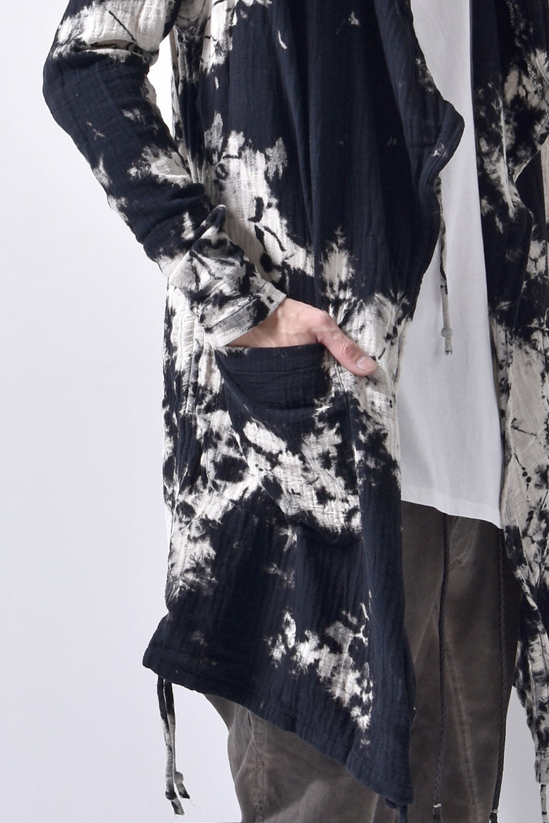 2102-TP04B Hooded Tie Dye Gauze CD / LS