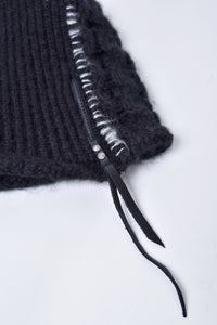 2002-KT05 Cable Mohair Beanie 02 Black
