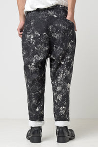 2301-PT08 Discharged Linen Layered Pants