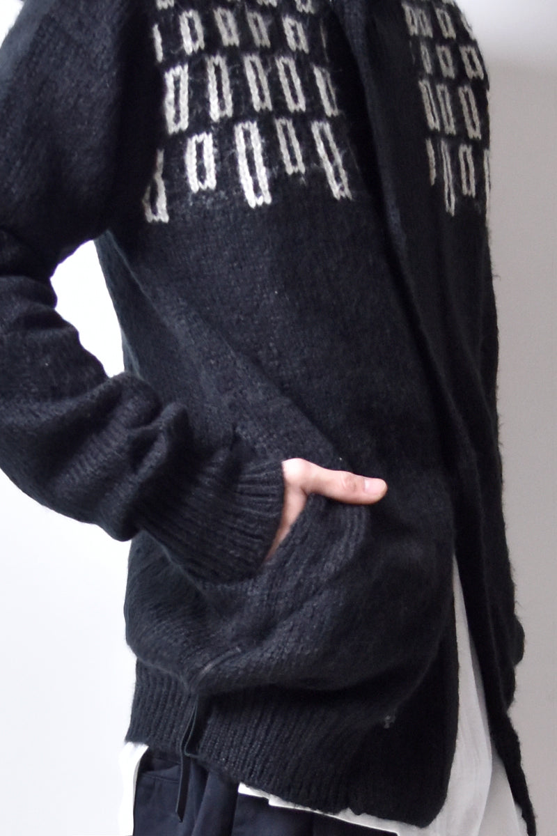 1902-KT04 Monolith Mohair Hooded JKT