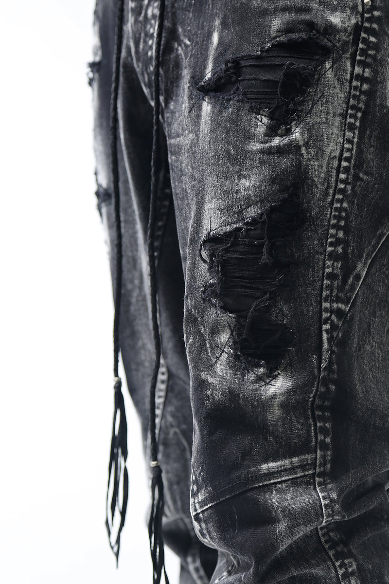 1902-PT06B Discharged Crush Pants