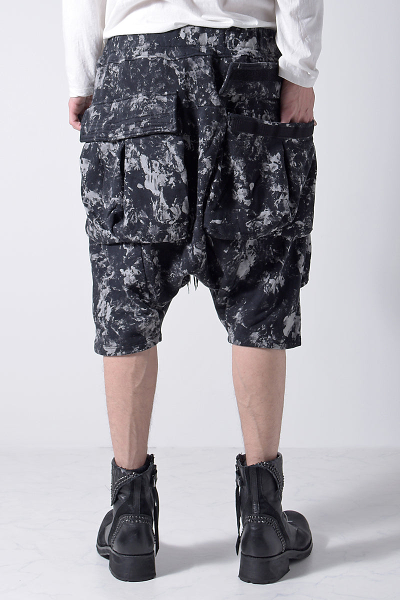 2202-PT06B Flake Discharged Cargo Shorts