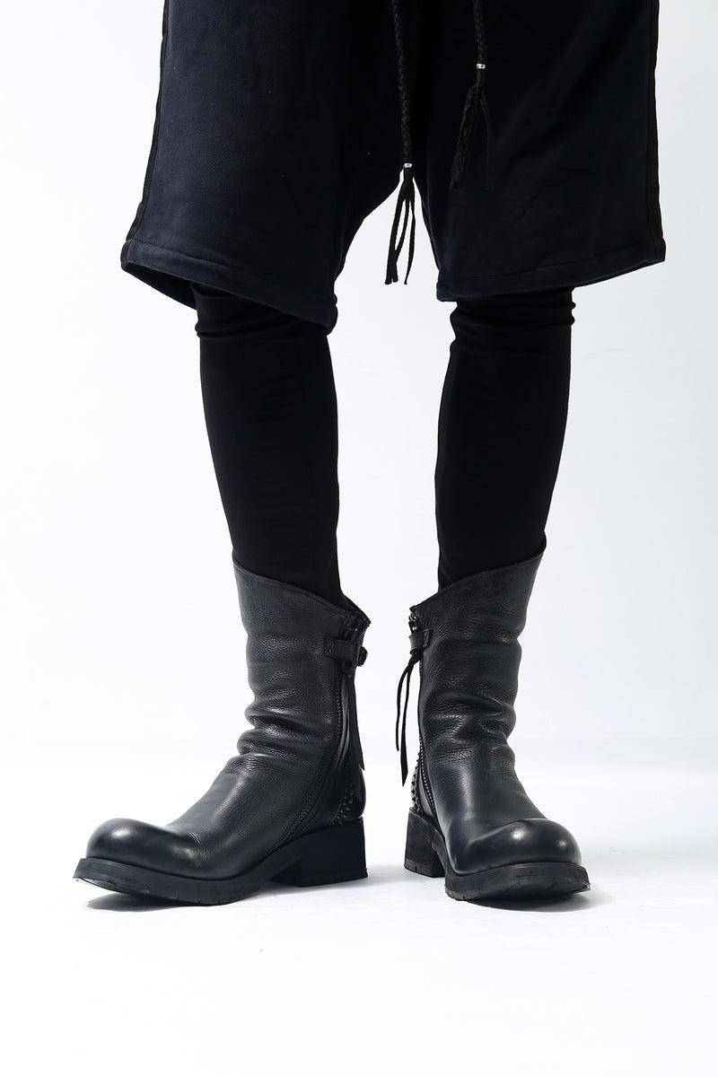 1602-BO03 Crush Short Boots