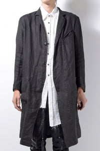 2201-JK02A Side Slit Tailored Coat Black