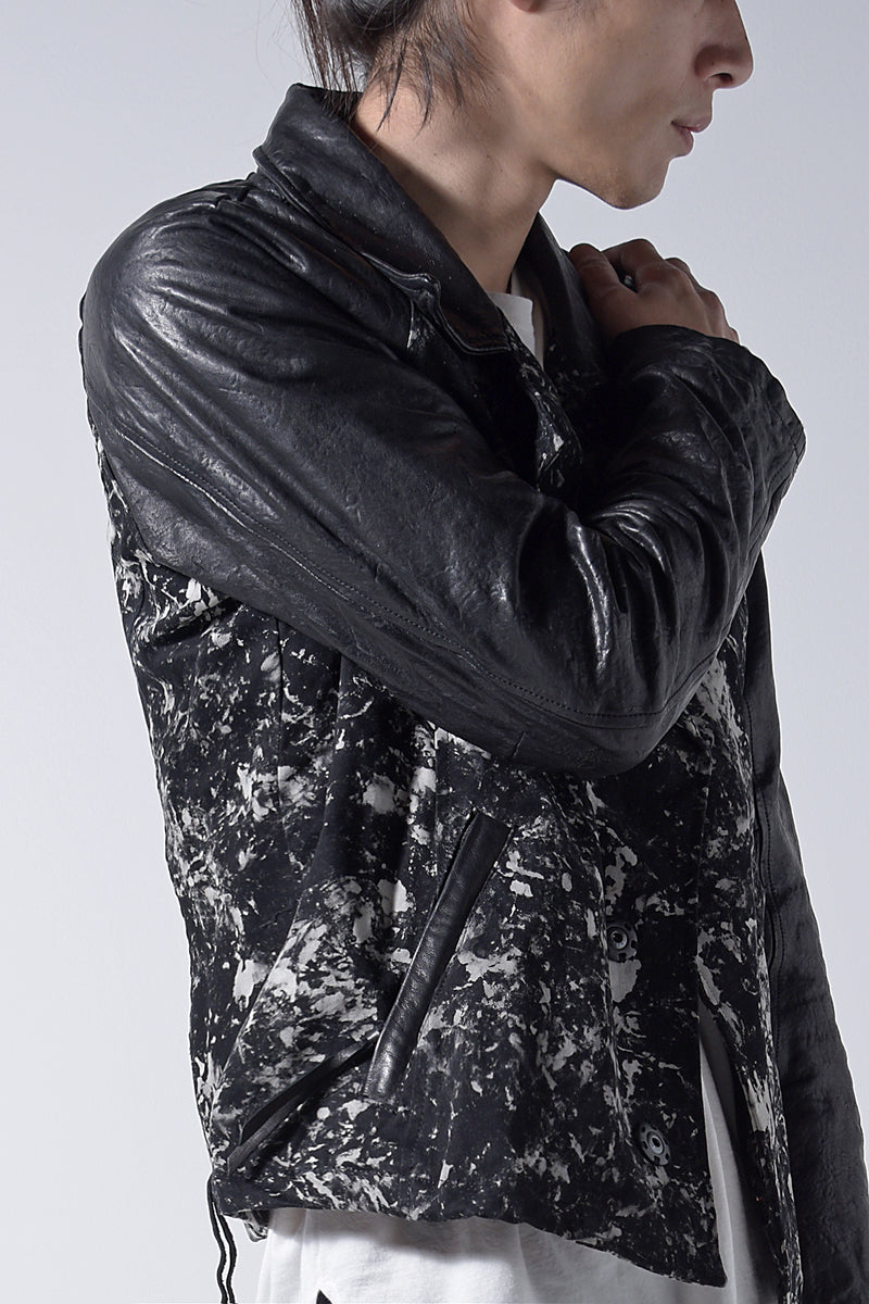 2202-JK06 Flake Discharged Jacket