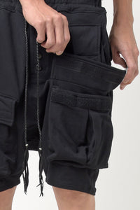 2301-PT07 Stretch Sweat Cargo Shorts