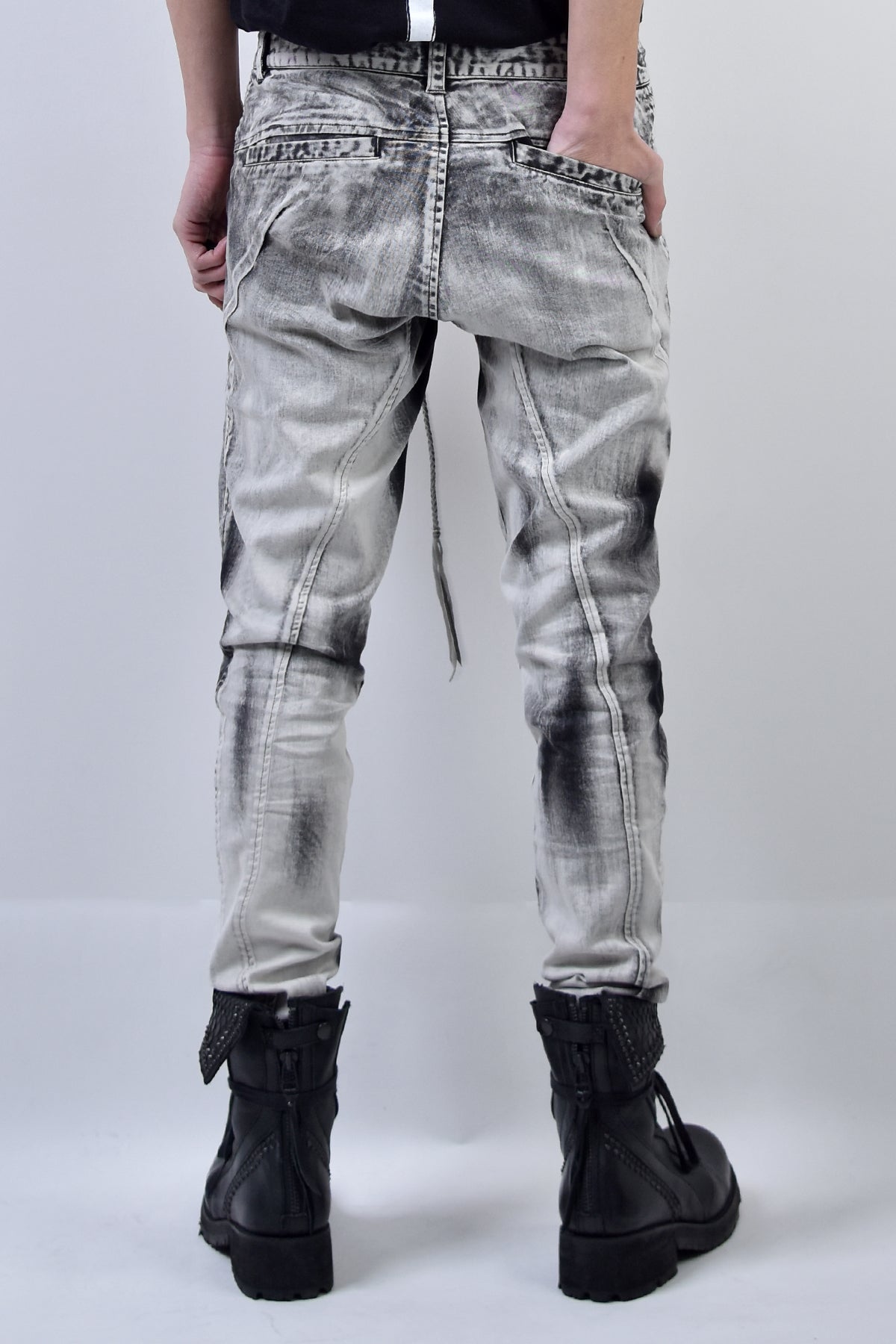 2101-PT01C Discharged Stretch Twill Pants 02