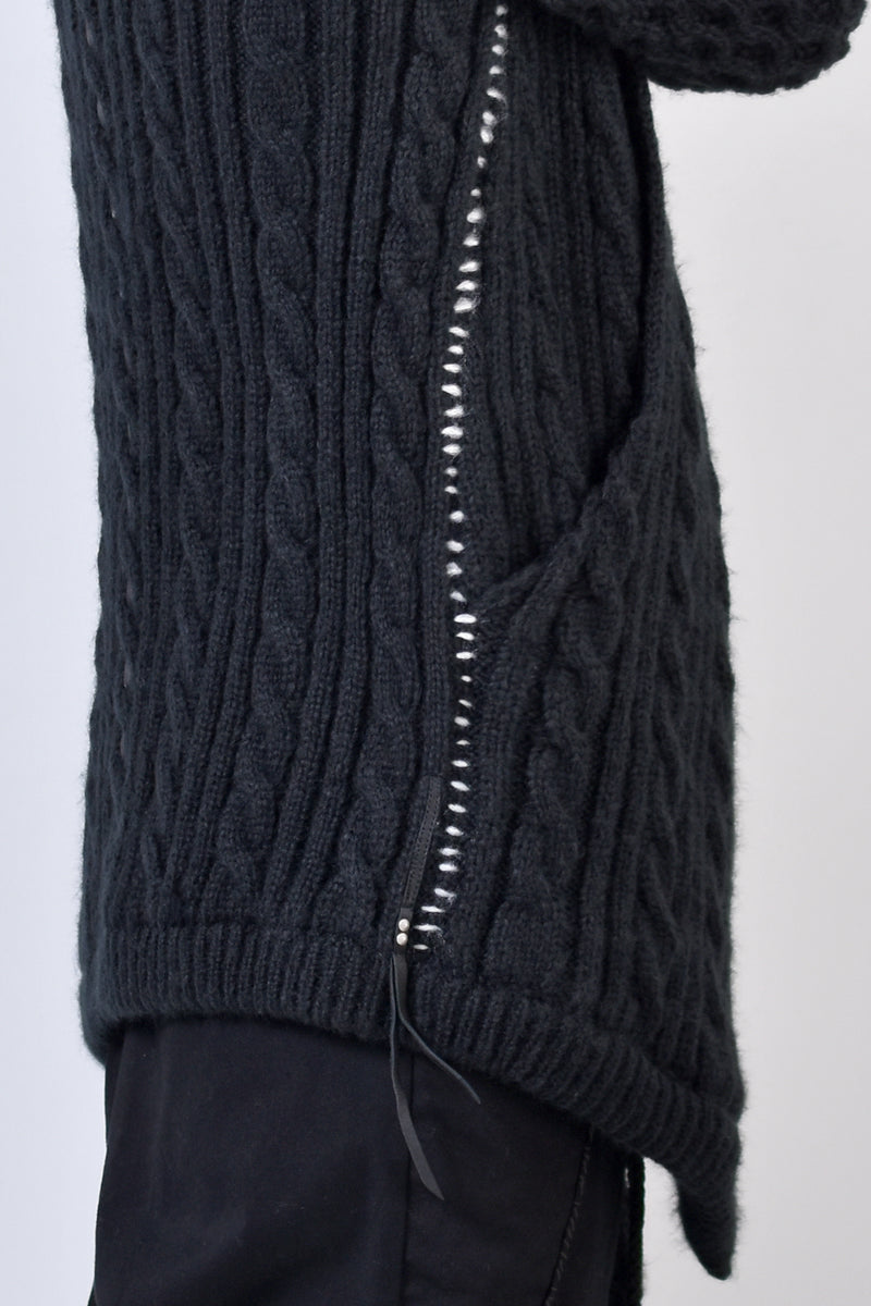 2002-KT02 Cable Combi Mohair CD Black