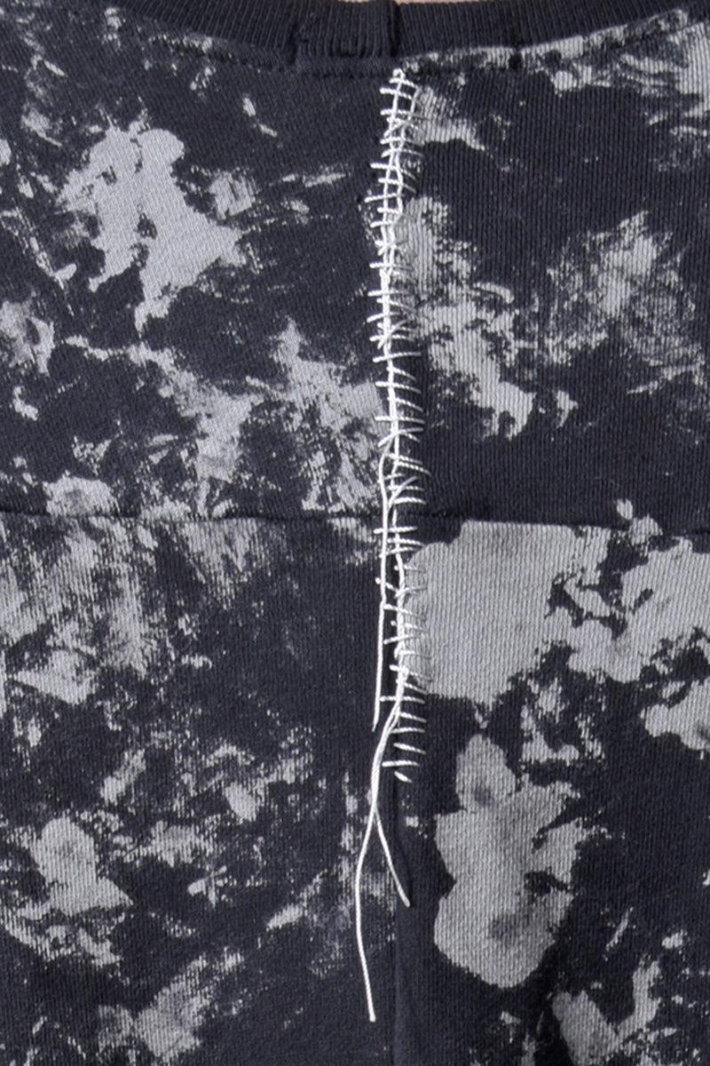 2202-TP05 Flake Discharged Dolman Top