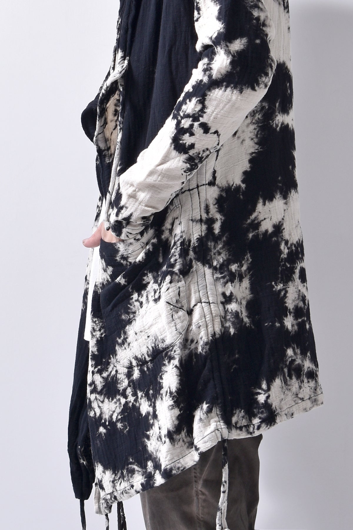 2102-TP04B Hooded Tie Dye Gauze CD / LS