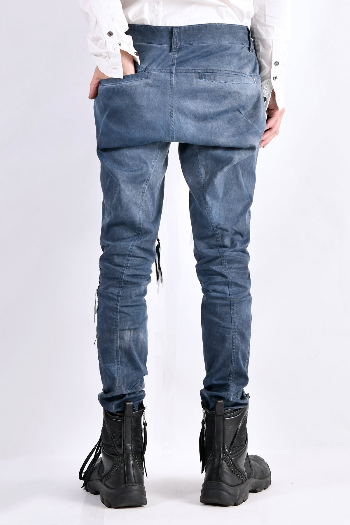 2102-PT01A Stretch Twill Pants 03 Navy