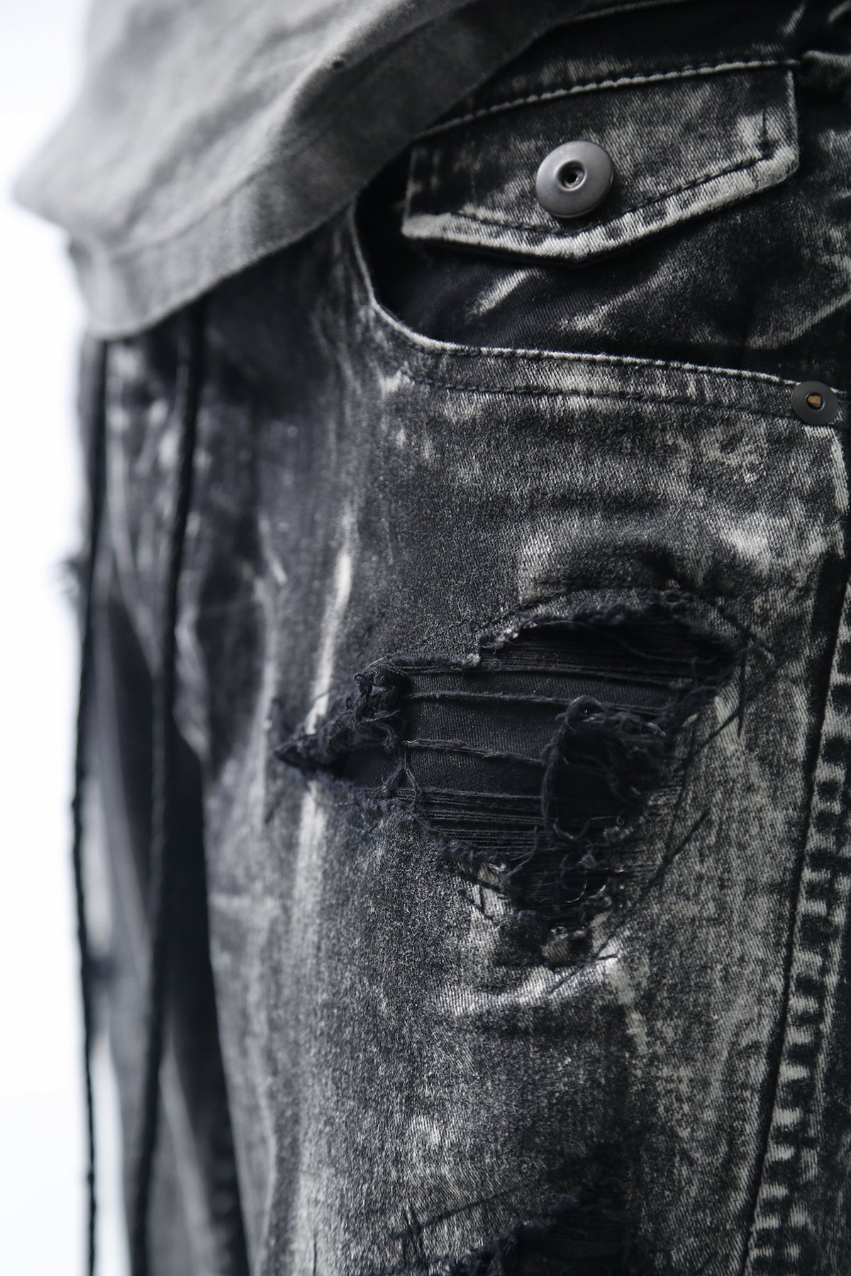 KMRii ケムリ 2019 AW Discharged Crush Pants ディスチャージド