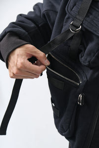 1902-JK06 Parachute Over Blouson Black