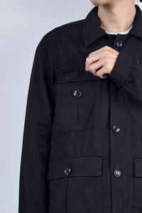 2002-SH07B Splash Field Shirt Black