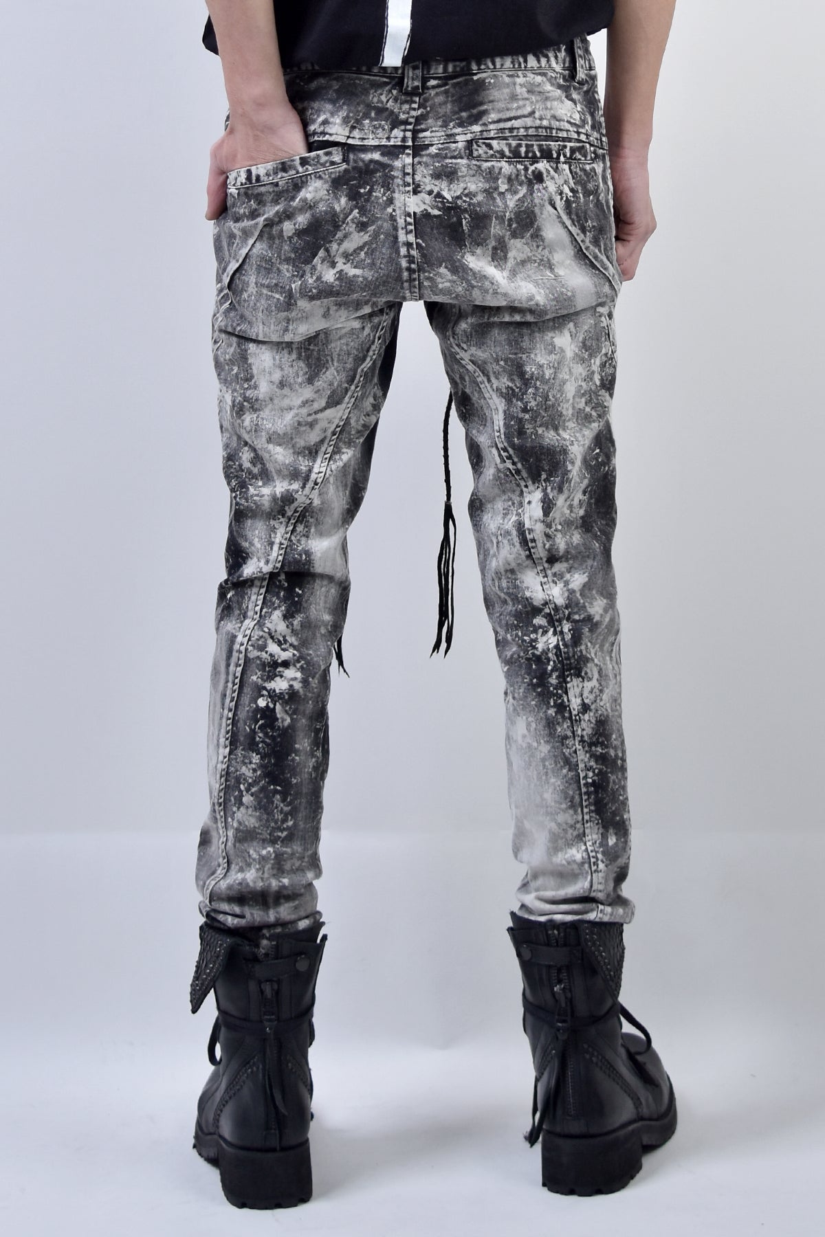 2101-PT01B Discharged Stretch Twill Pants 01