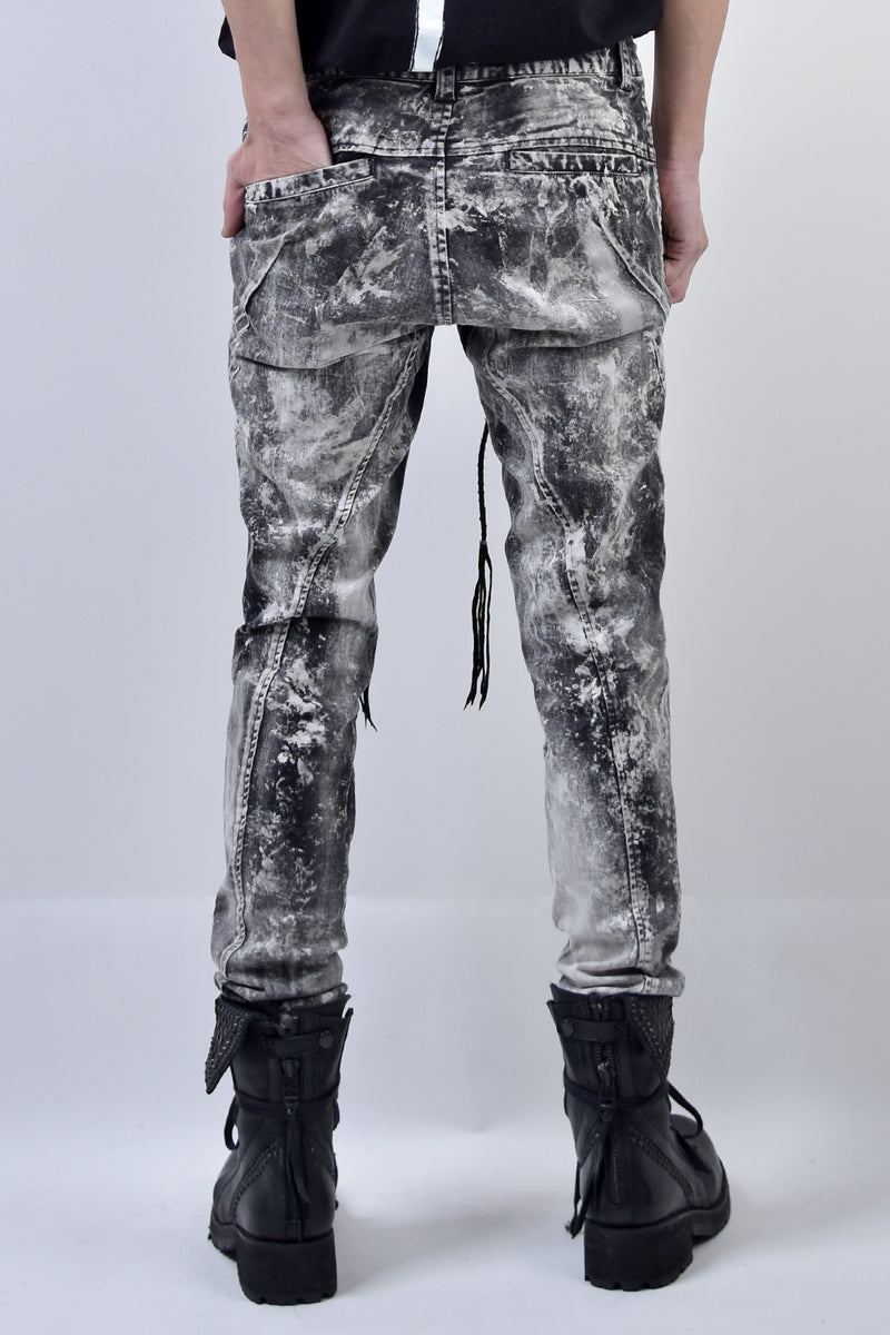 2101-PT01B Discharged Stretch Twill Pants 01