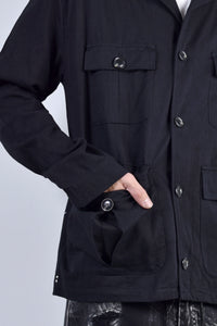 2002-SH07B Splash Field Shirt Black