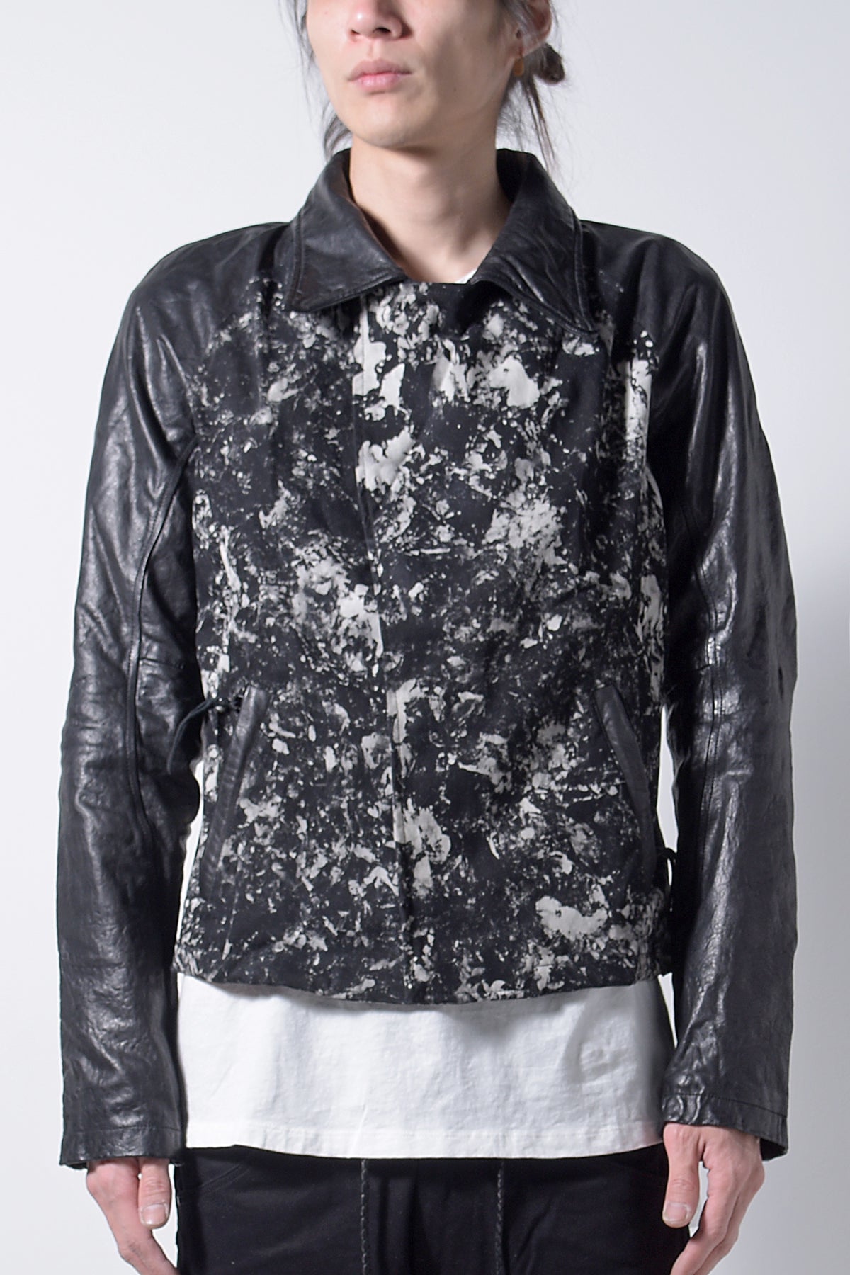 2202-JK06 Flake Discharged Jacket