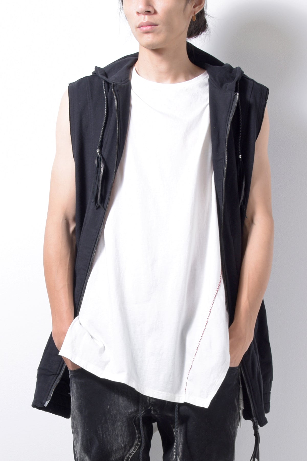 2201-TP02 Back Stitch Cotton Parka / NS