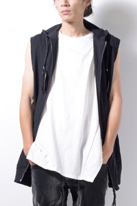 2201-TP02 Back Stitch Cotton Parka / NS