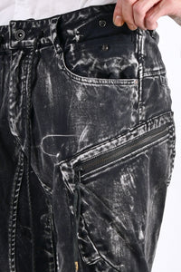 2102-PT02B Discharged Double Pocket Twill Pants 03