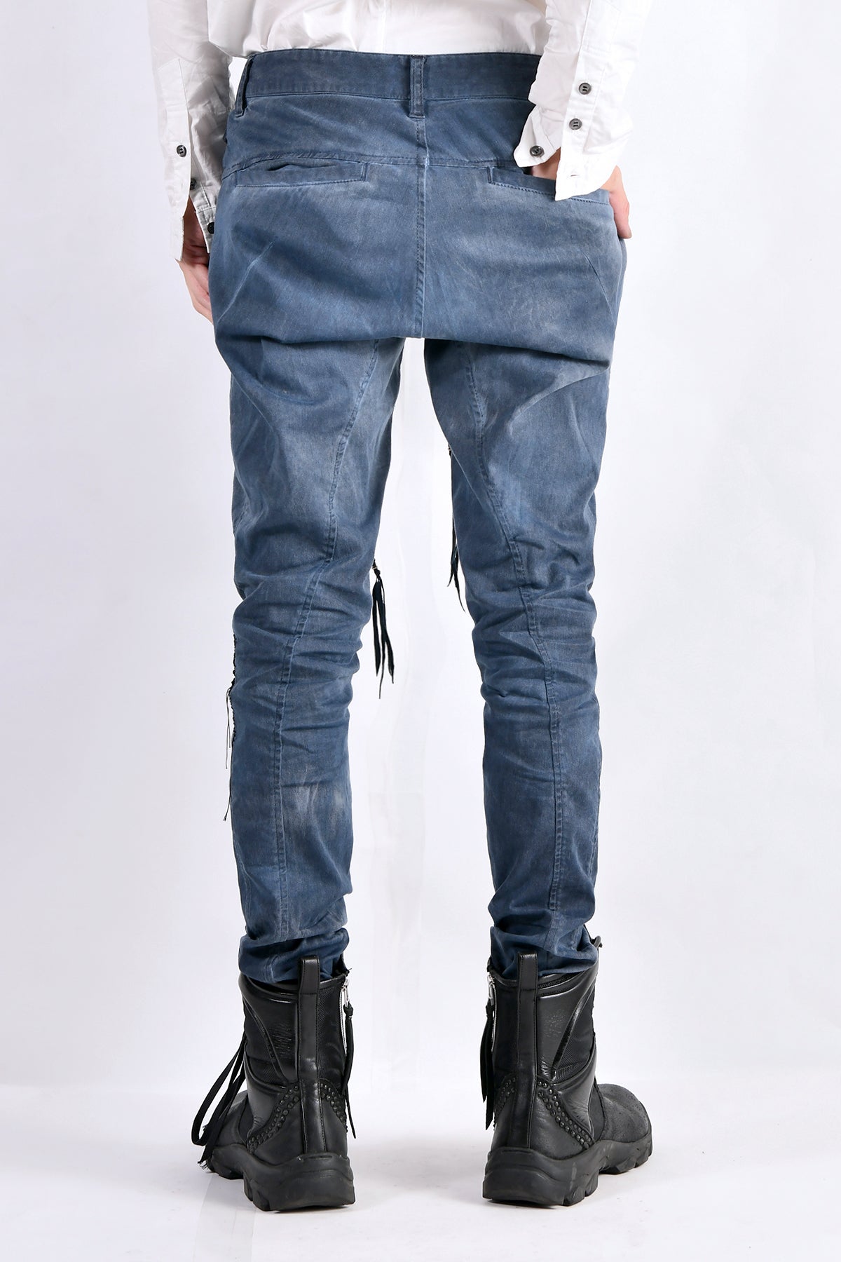 2102-PT01A Stretch Twill Pants 03 Navy