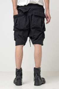 2301-PT07 Stretch Sweat Cargo Shorts
