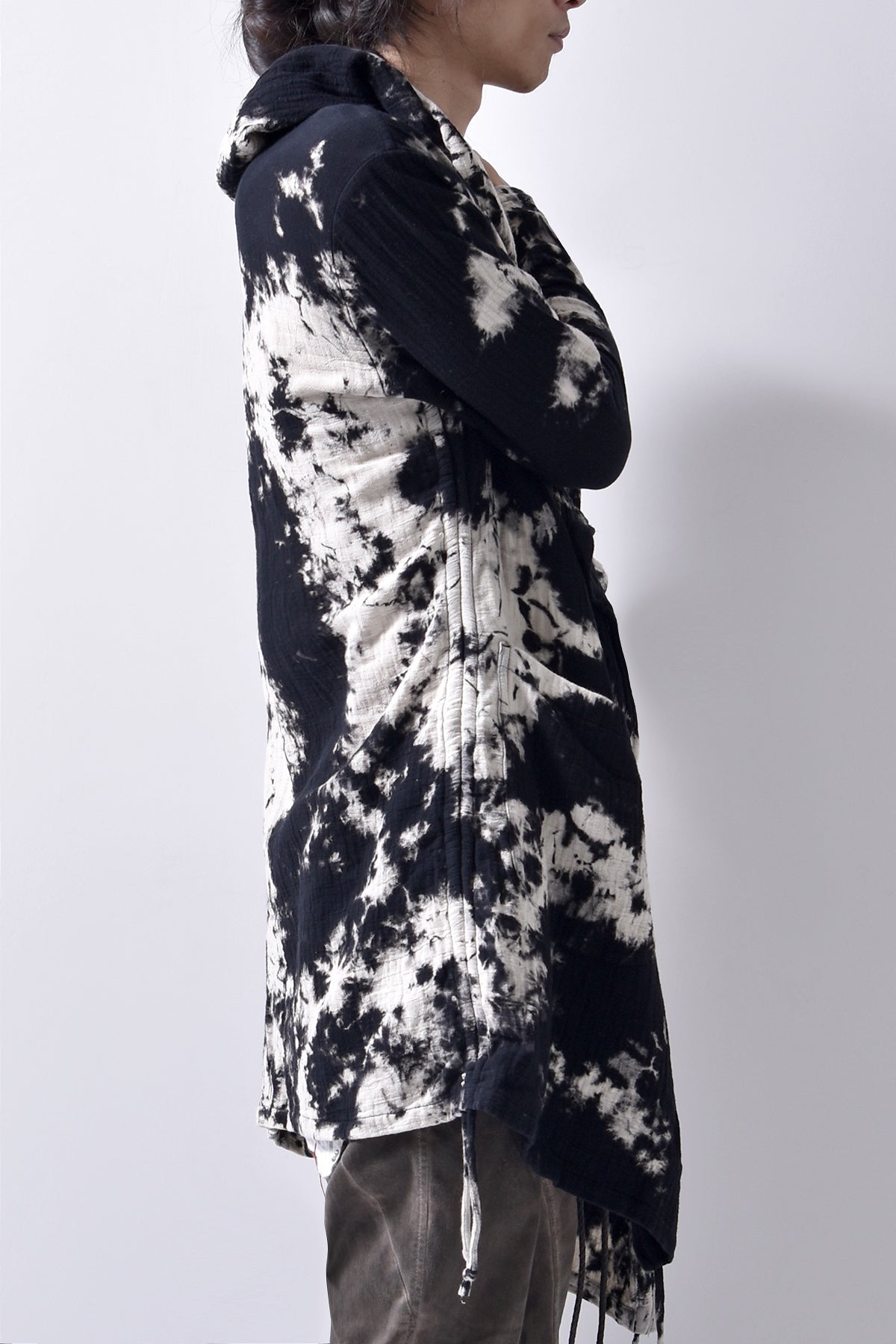 2102-TP04B Hooded Tie Dye Gauze CD / LS