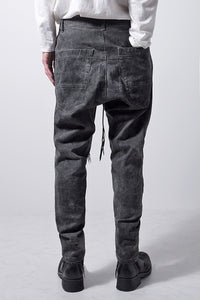 2202-PT01A Drop Crotch Pants Charcoal