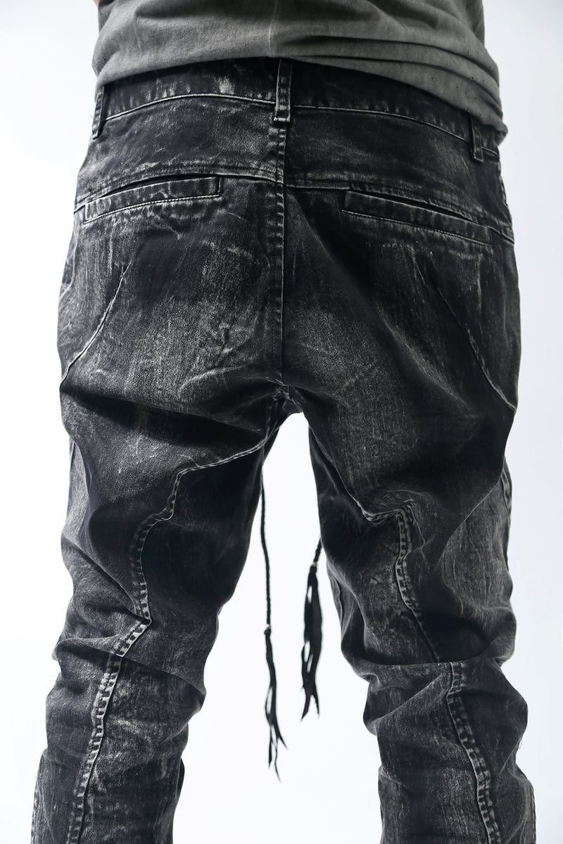 1902-PT06B Discharged Crush Pants