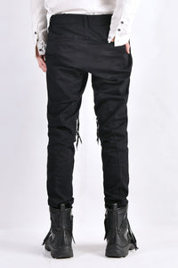 2102-PT01A Stretch Twill Pants 03 Black