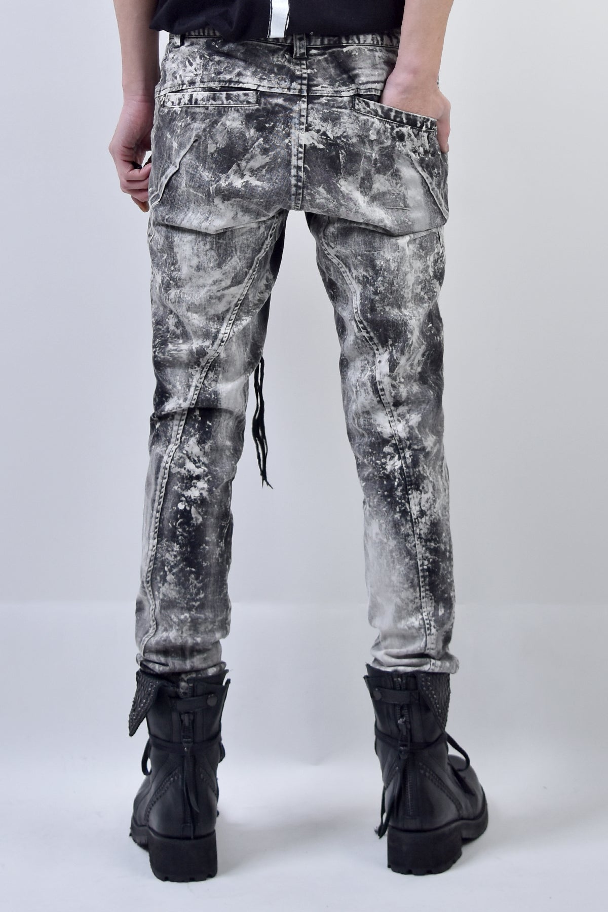 2101-PT01B Discharged Stretch Twill Pants 01