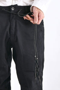 2102-PT01A Stretch Twill Pants 03 Black