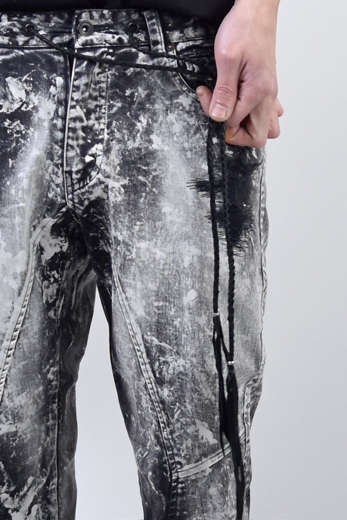 2101-PT01B Discharged Stretch Twill Pants 01