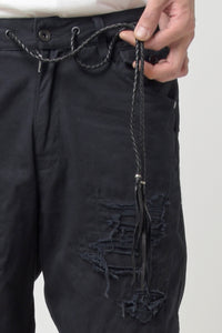 2301-PT02 Drop Crotch Crush Pants