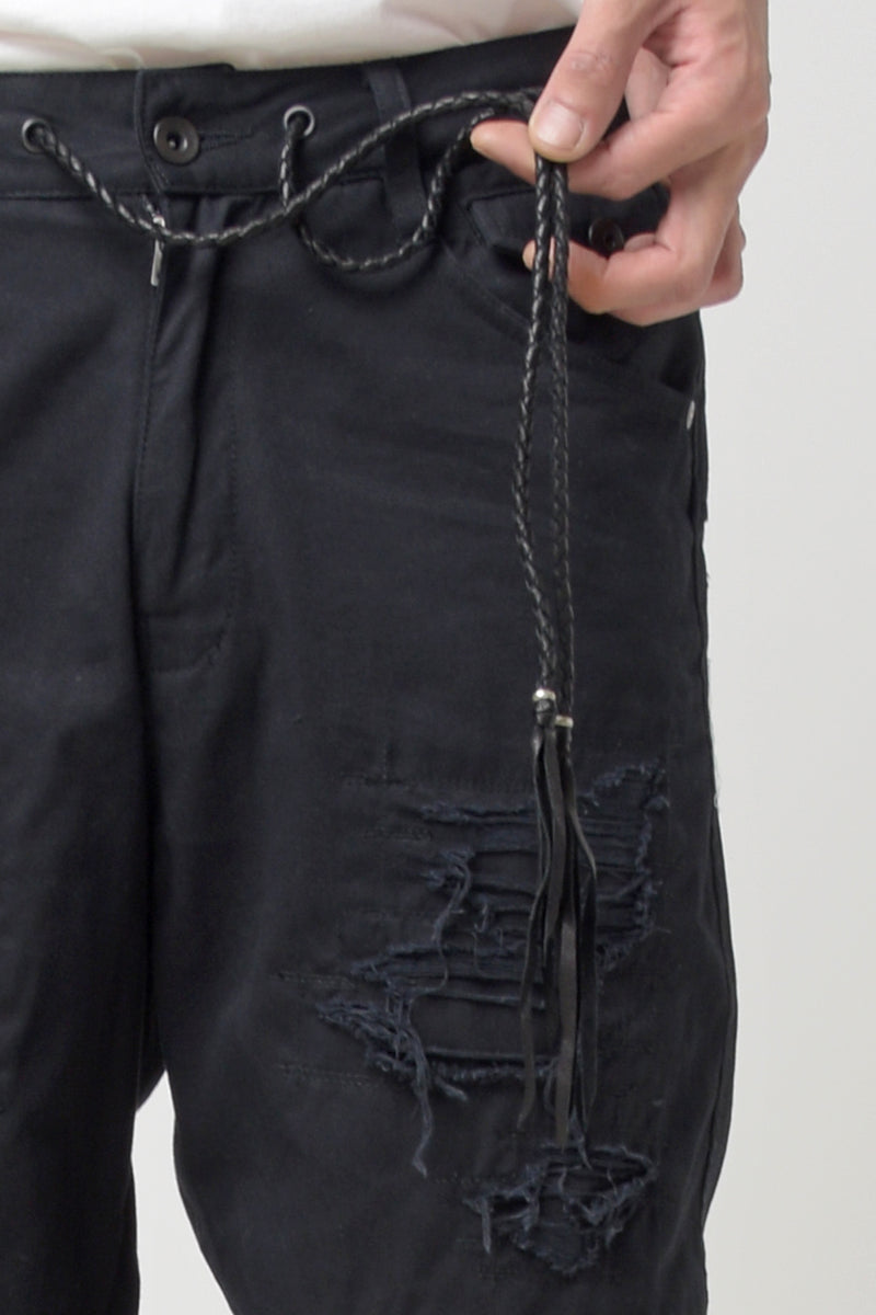 2301-PT02 Drop Crotch Crush Pants