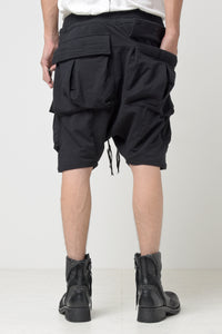 2301-PT07 Stretch Sweat Cargo Shorts