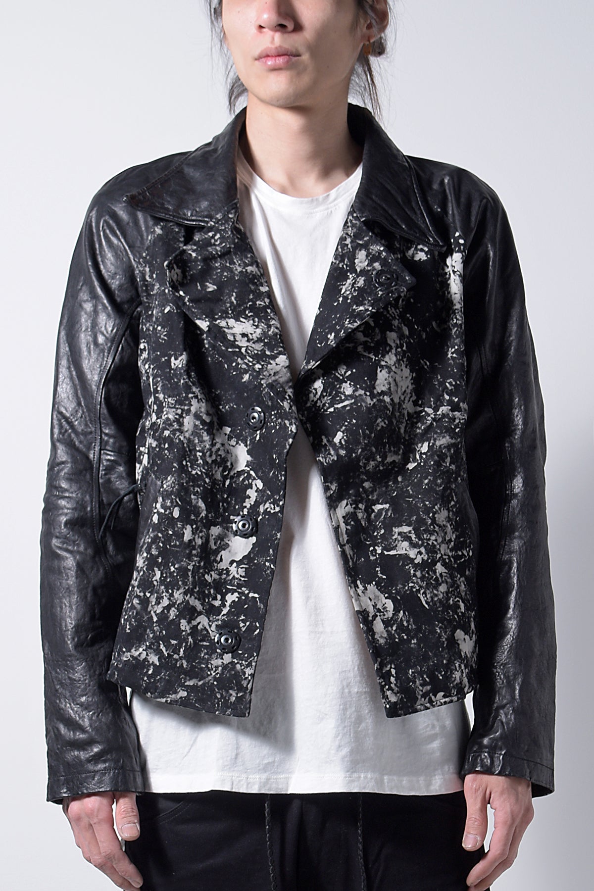 2202-JK06 Flake Discharged Jacket